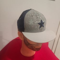 YOUTH NEW ERA 59FIFTY Dallas Cowboys  FOOTBALL Adjustable Trucker Hat Cap Hat