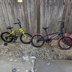 Bikes For A Family Mountain/Mongoose BMX Style/ Training Wheel Bike
