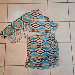 Western Aztec Dress