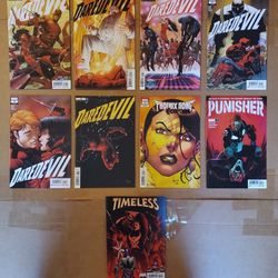 Marvel Comics Daredevil Echo Punisher Mixed Comic Book Lot Of 9