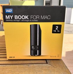 External Hard drive 2 Tb My Book For Mac