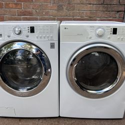 washer and electric dryer  lavadora y secadora electrica 