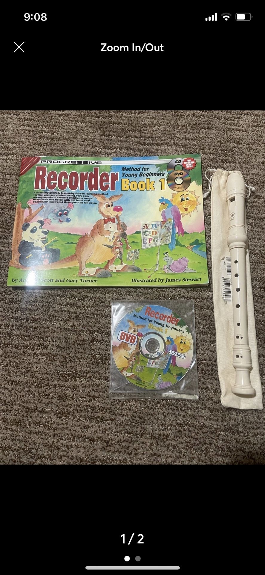 Recorder and book