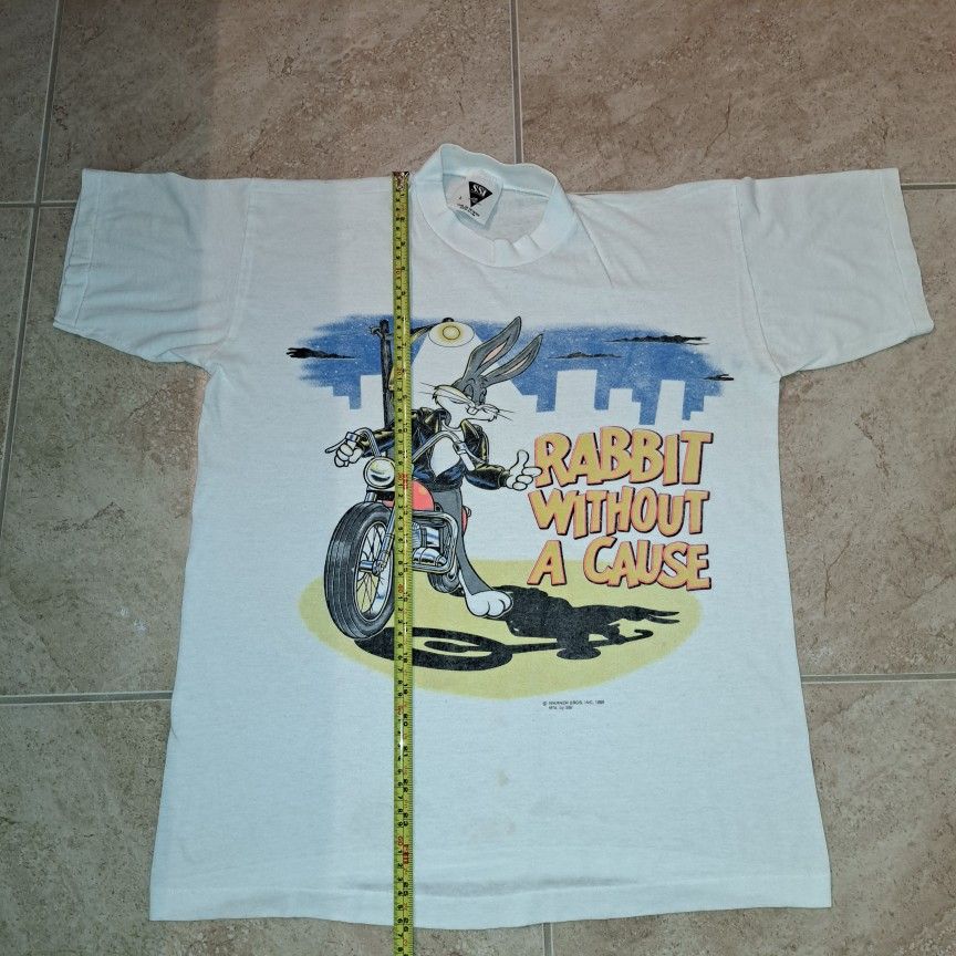 Vtg 1989 Bugs Bunny Rabbit Without a Cause Warner Bros T Shirt