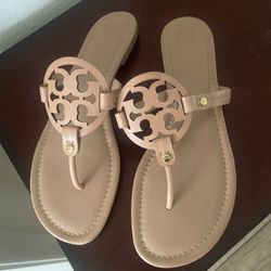 Tory Burch Leather Sandals New 
