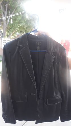 I.n.c leather jacket size 8