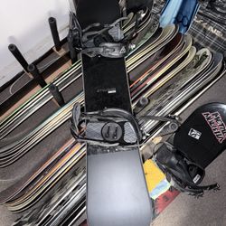Ride Prototype 92 Snowboard With Bindings 157cm BRAND NEW 