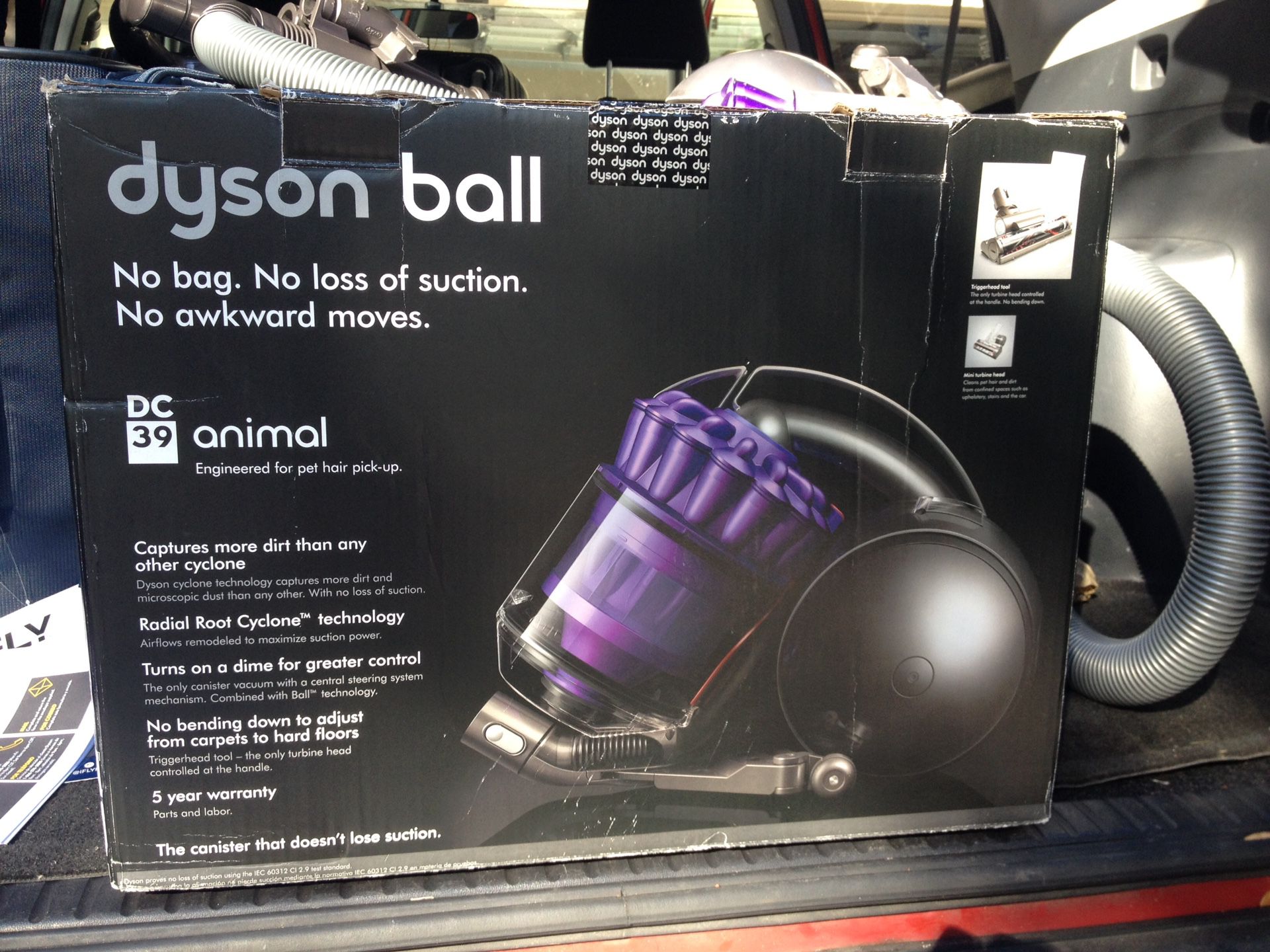 Dyson DC39 Animal Purple Bagless Ball Vacuum Cleaner