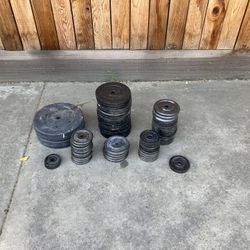 Used Weights - Bars - Storage Rack