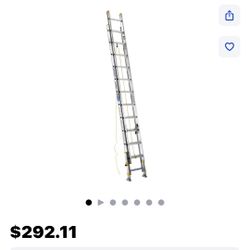 24’ Aluminum Extension 225# Capacity Ladder Paid  $310 Selling $165 Cash Firm No Offers Please!