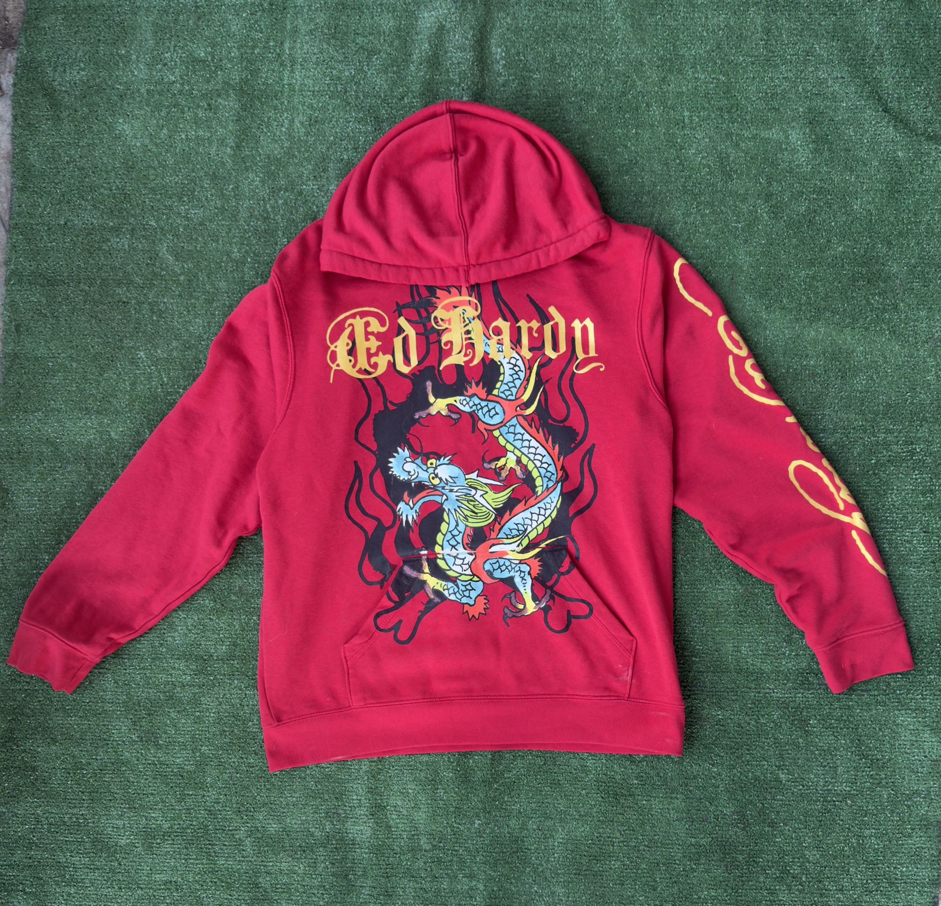 Ed Hardy Red Dragon Hoodie
