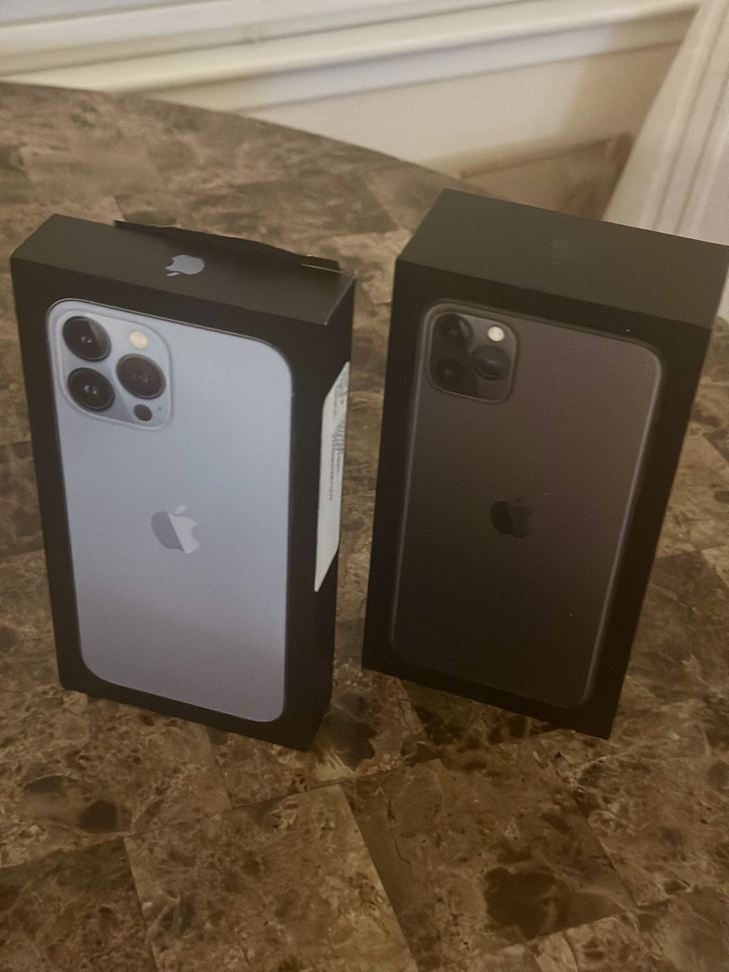2 Empty iPhone Boxes