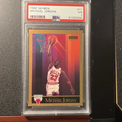 Michael Jordan 1990 Skybox, Graded 7