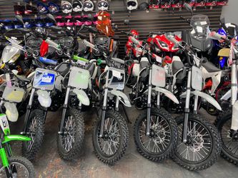 Different Model Dirt Bikes for Kids/Teens/Adults Layaway Offer