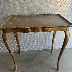 Antique Italian Florentine Side Table