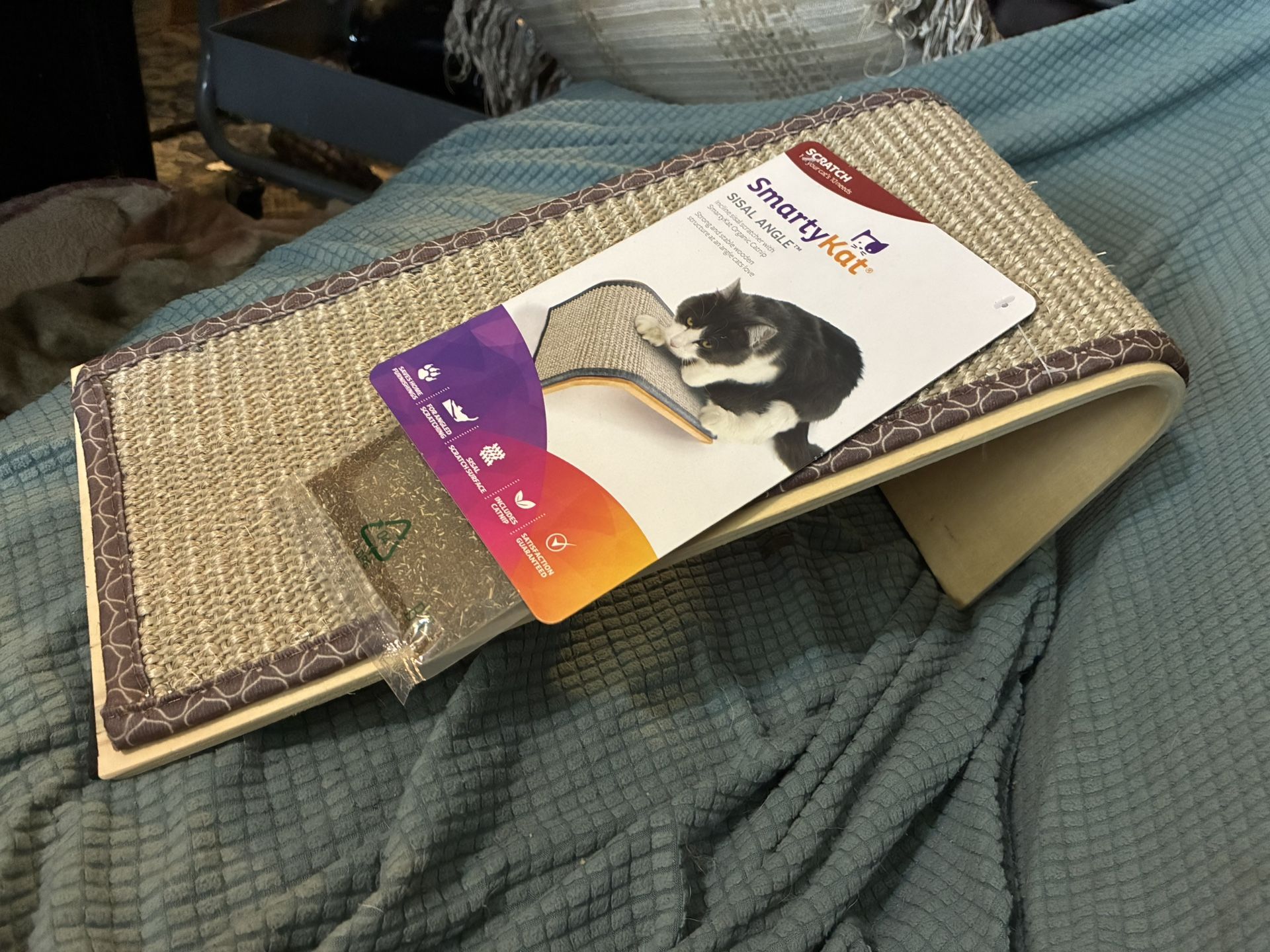 New Cat Scratcher With Catnip