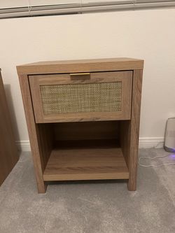 Tan nightstand