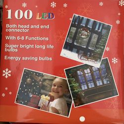 100 LED LIGHTS NEW!
