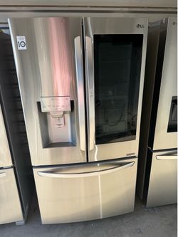 36” Lg refrigerator french door clear view
