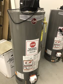 Rheem 50gal water heater propane with vent