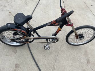 Red Schwin stingray orange county chopper bicycle