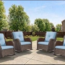 Patio Rocking Chairs Patio Rockers Outdoor Patio Chair Set SILLAS MESADORAS 🆕🚎🚛