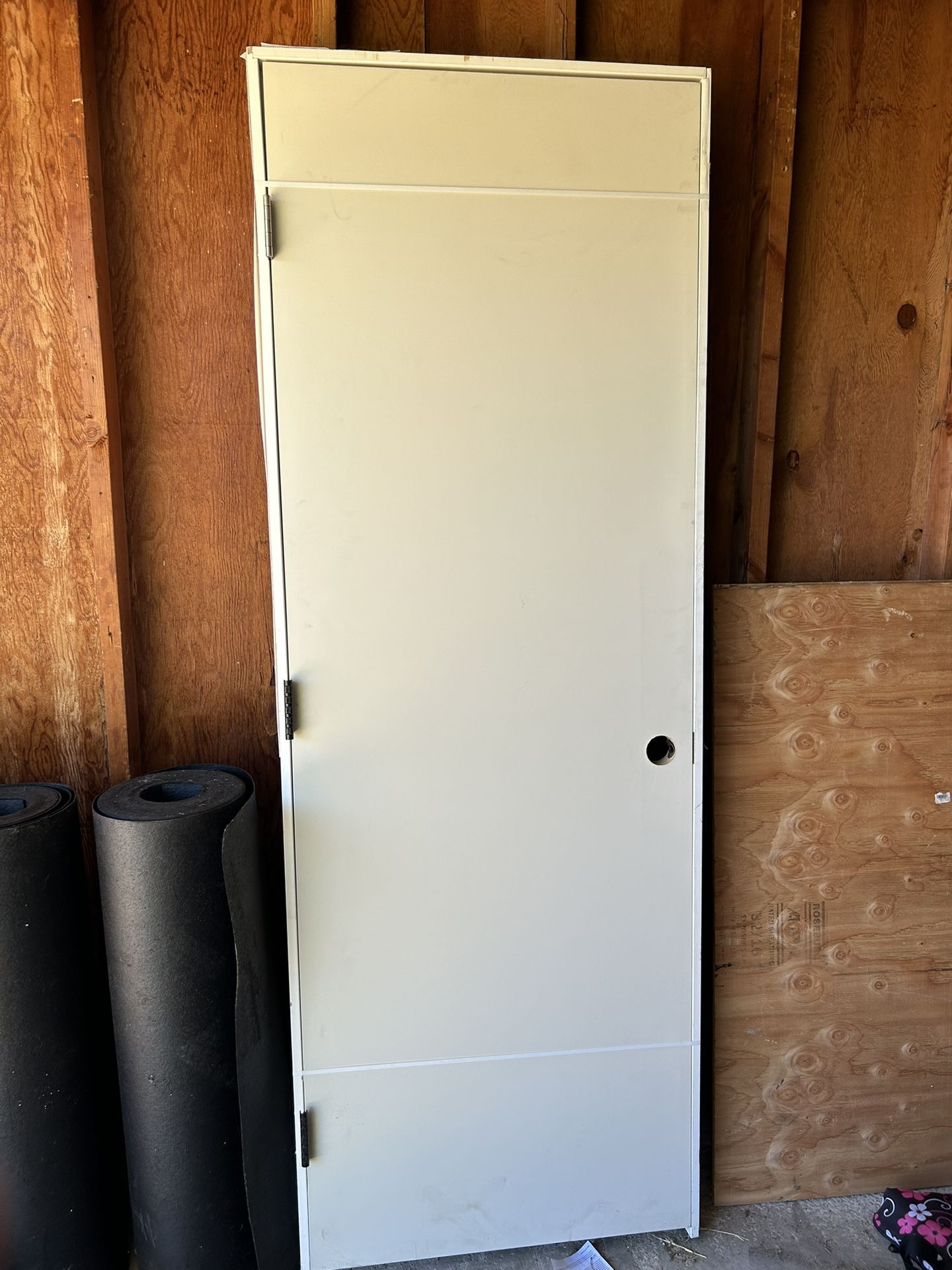 28in Primed Hardboard Door