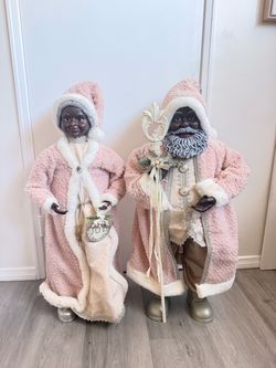 Santa and Mrs. Claus Christmas Figurine Set