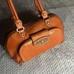 Vintage Orange Shoulder Bag