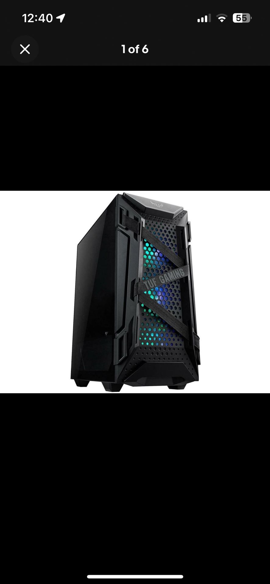 ASUS TUF Gaming GT301 Mid Tower ATX Honeycomb pc case computer