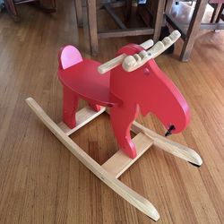 IKEA wood rocking 🫎 moose’s new