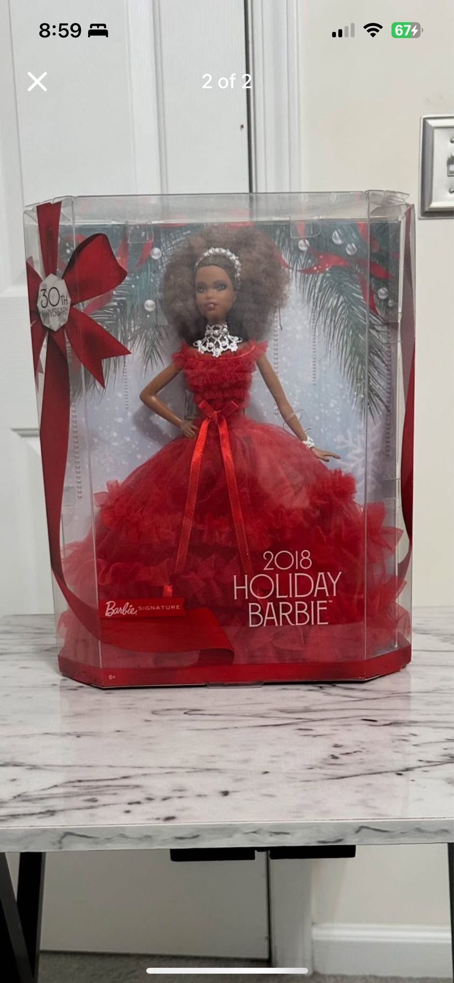 🎀 2018 Holiday Barbie – 30th Anniversary Collector Edition