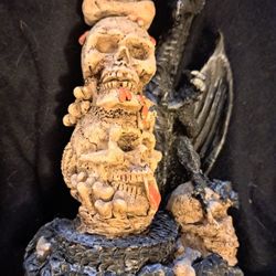 Dragon & Skulls Statue "Letter Opener"