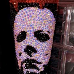 Halloween Michael Myers Rhinestone Tumbler 