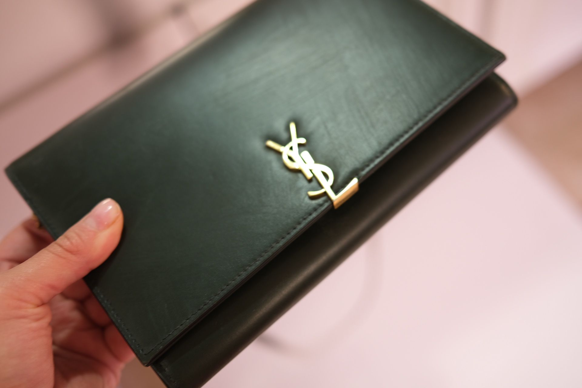 Saint Laurent YSL Leather Wallet