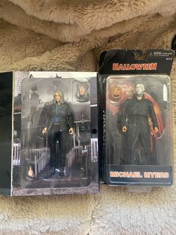 NECA Halloween Michael Myers & Laurie Strode Action Figures