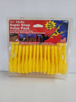 Byers 15-Piece Super Snap Value Pack #25000.

Reusable Grommet for Traps repair Traps, Add or replace missing Grommets. 
* Excellent for Traps, plasti