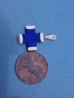 Cross with gold real 14k