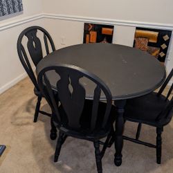 Drop Leaf Table And 4 Chairs