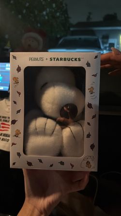 Starbucks snoopy plush