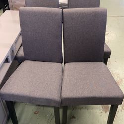 Dining Chairs Set of 4 Dining Room Chairs Parsons Chair Kitchen Chairs with Solid Wood Leg for Home Kitchen Living Room, Grey