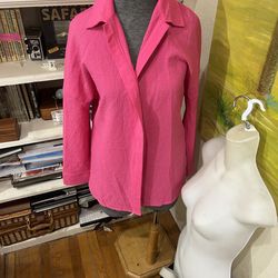 Shein pink long sleeve top sz small