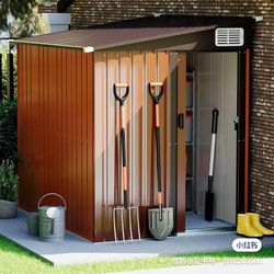 5' x 7' Outdoor Storage Shed, Metal Sheds & Outdoor Storage with Lockable Door and Vents, Garden Shed Tool Storage Shed for Backyard Patio Lawn