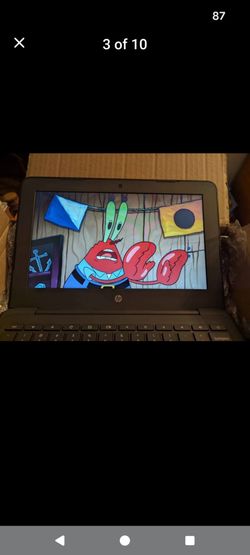 12-In Google Chromebook laptop with charger, Wi-Fi and Bluetooth