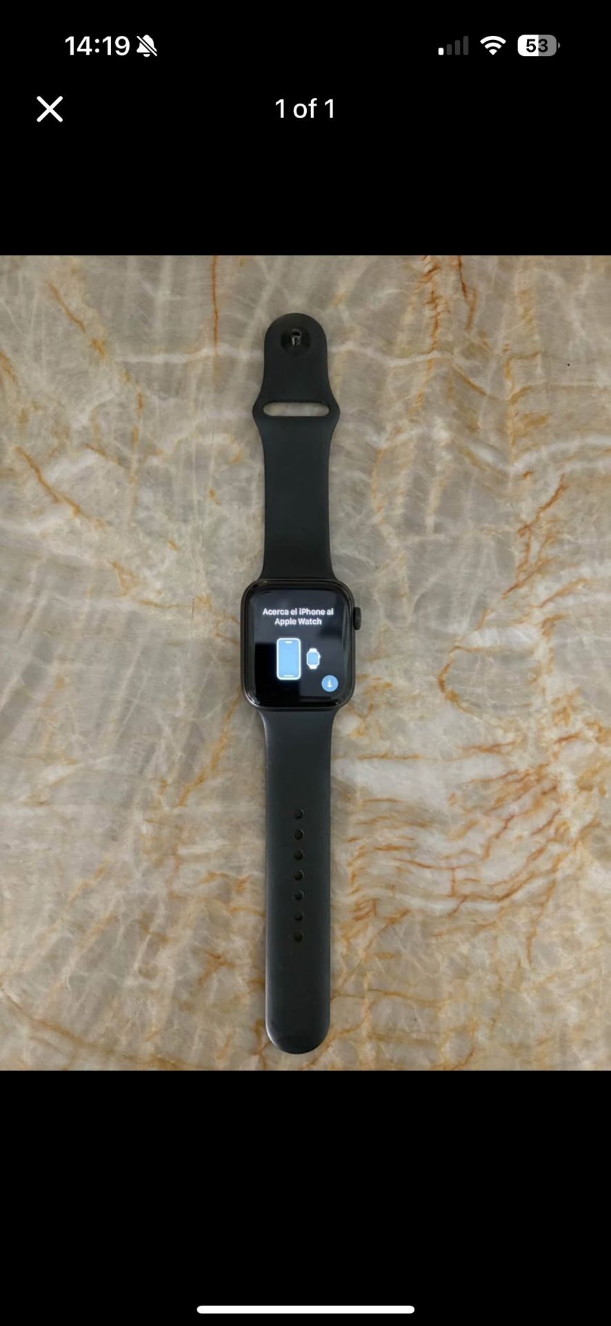 Apple Watch Series 5 – 44mm, Space Gray, GPS (Comes in Box and Charger)