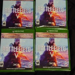 Battlefield V XBOX ONE New Sealed Lot Of 4