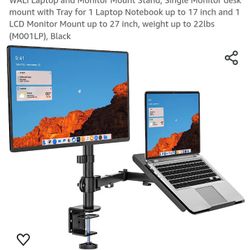 Wali Articulating Single Monitor Desk Mount