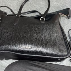 Calvin Klein Leather Purse With Two Wrist Wallets