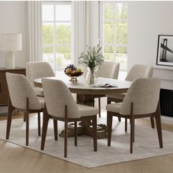 Taupe Modern Dining Chairs Set