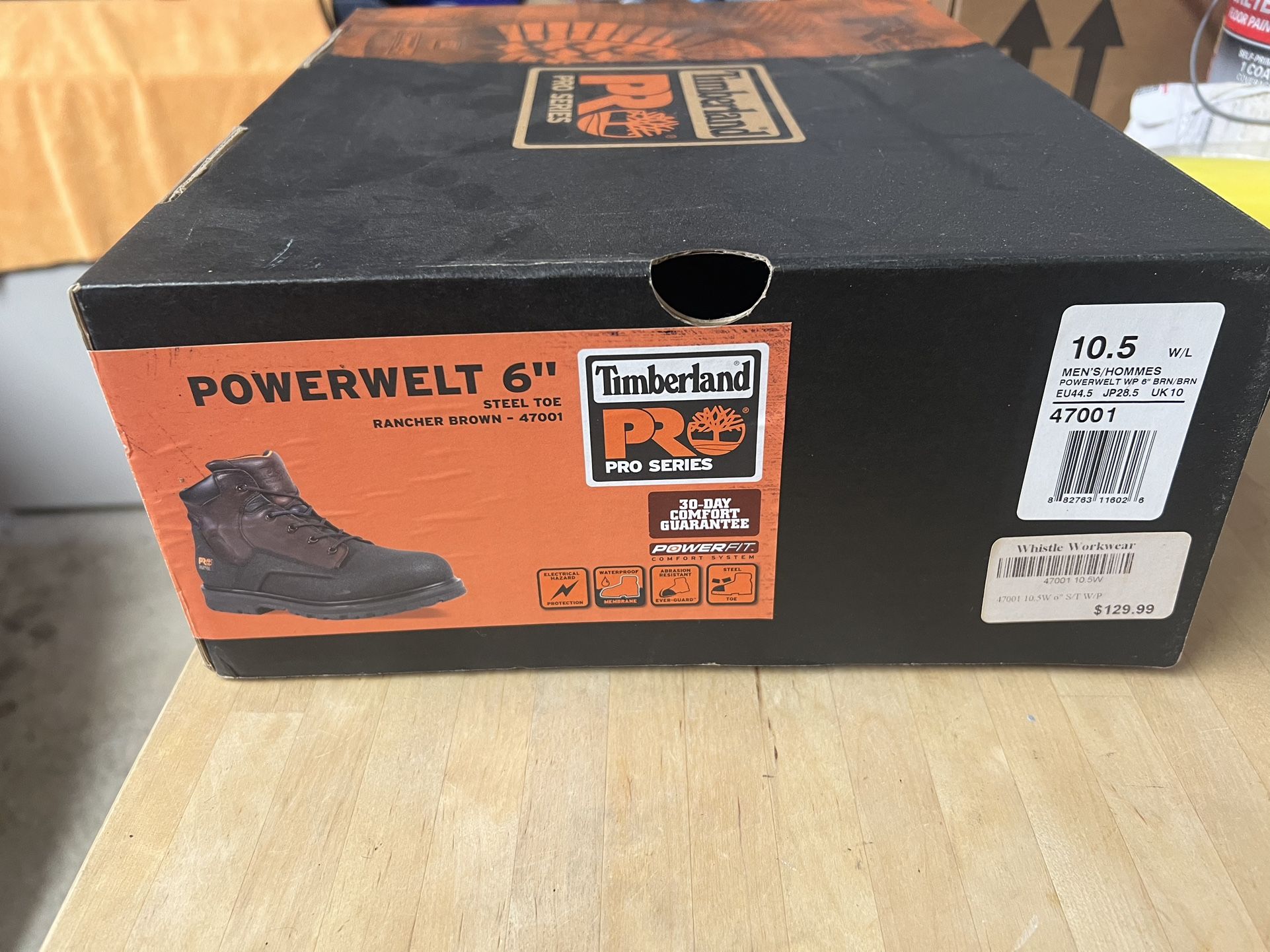 Timberland Steel toe boots Size 10.5